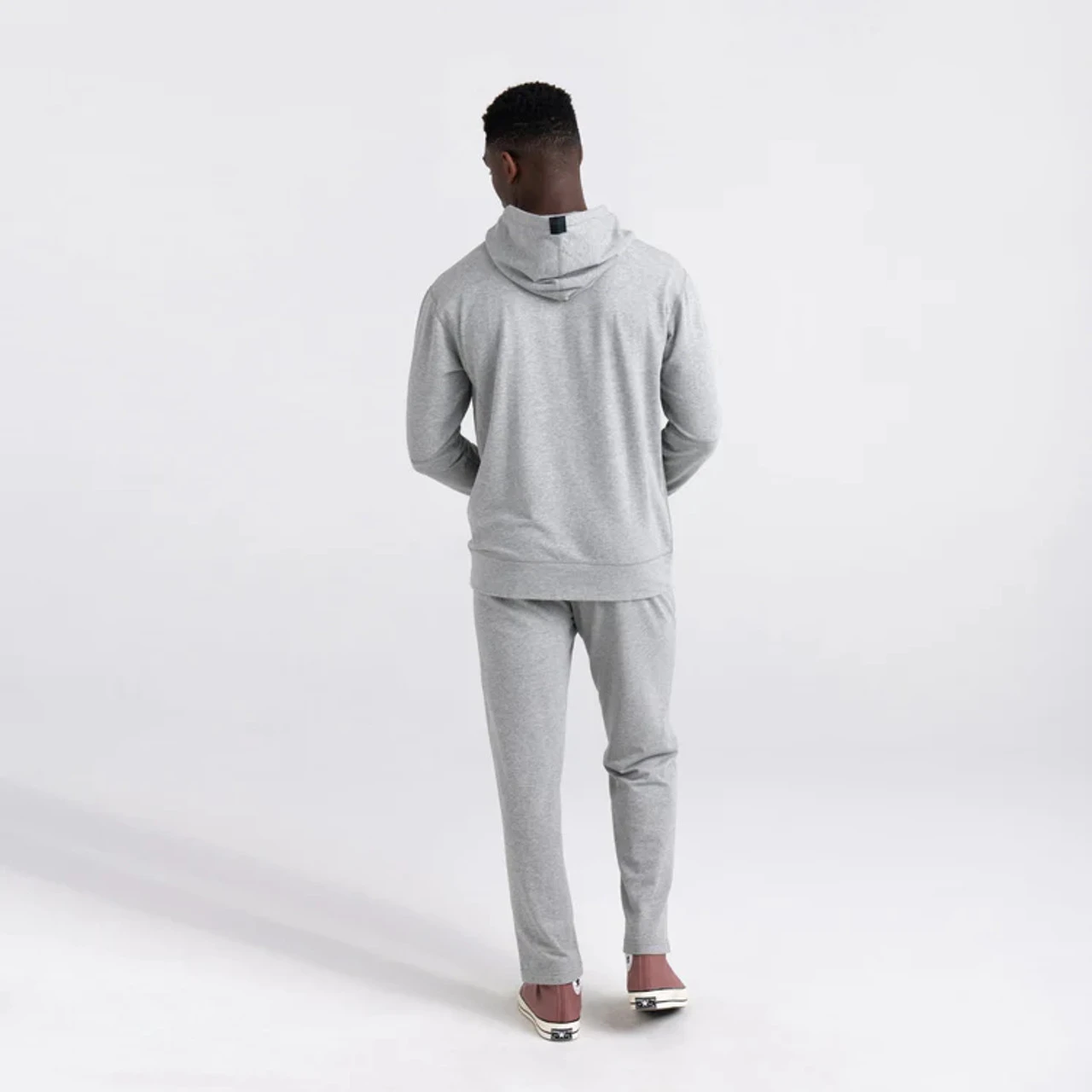 Saxx 3 Six Five Hoodie: Ash Grey Heather 4 Saxx 3 Six Five Hoodie: Ash Grey Heather - Image 4