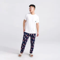 Saxx 3 Snooze Pant: Bud Winter Gear - Navy -Clothing Store sxsc32 whi sxlp33 bwn 2body f fa22 46378.1666898159