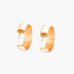 Brackish Feather Hoop Earring: Wit -Clothing Store wit feather hoop earrings back 720x 95045.1651865228